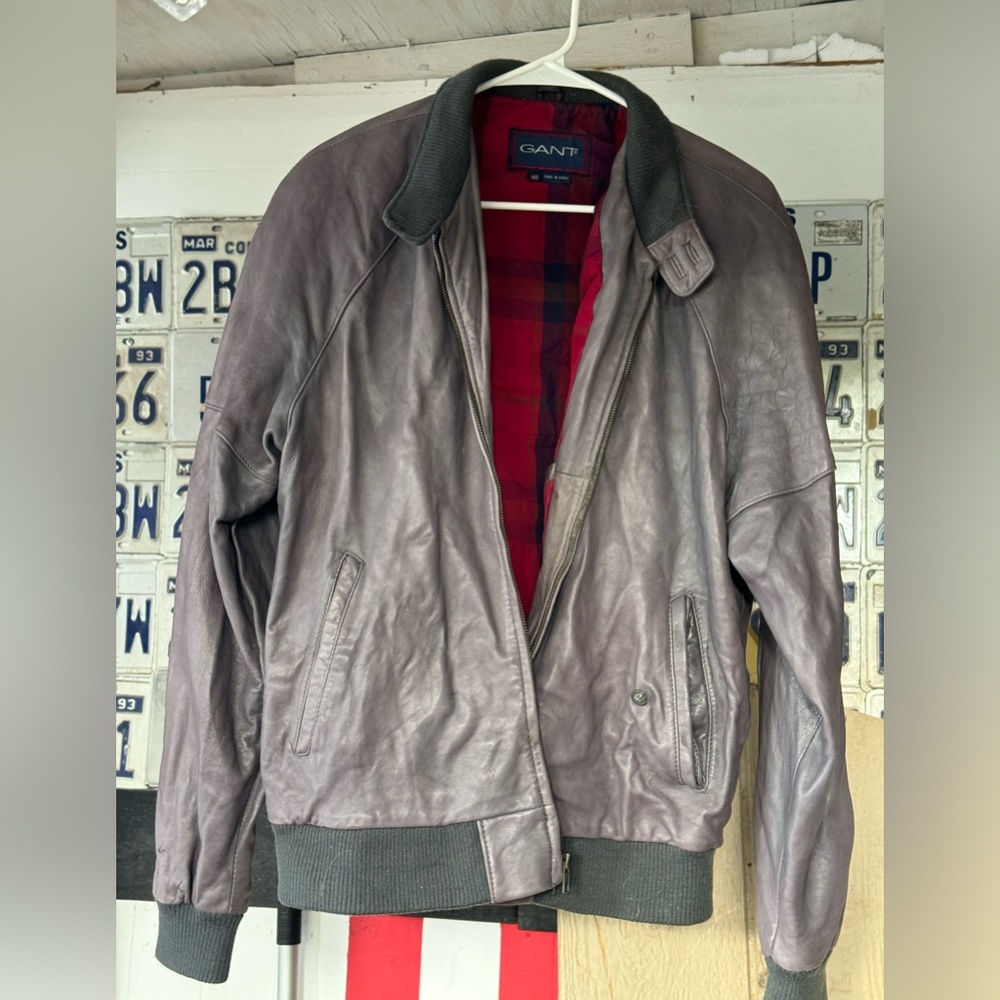 Gant leather jacket